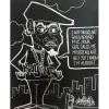 KAY ONE - Acrylique sur papier "breaking-boy, B-BOY 08" 65x50cm - 2022