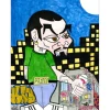 KAY ONE - Acrylique sur papier "breaking-boy, B-BOY 11" 65x50cm - 2022