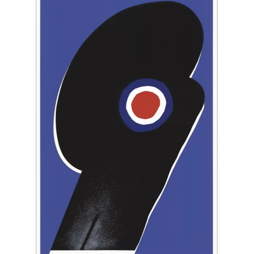 KIJNO Ladislas - Lithographie "Révolution ! (bleu)" 56x38cm - 1988