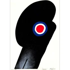 KIJNO Ladislas - Lithographie "Révolution ! (blanc)" 56x38cm - 1988