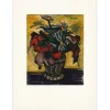 KISCHKA Isis - Lithographie "Bouquet" - 45x32cm - 1958