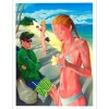KULUNDZIC Kosta - Lithographie "Sunset Beach" 76x56cm - 2020 - Signée / Num