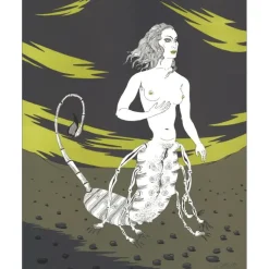 LABISSE Félix - Lithographie originale "Histoire Naturelle, L'Antigone" 56x45cm - 1974