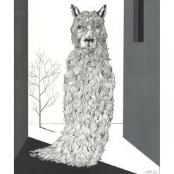 LABISSE Félix - Lithographie originale "Histoire Naturelle, La Bérénice" 56x45cm - 1974