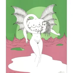 LABISSE Félix - Lithographie originale "Histoire Naturelle, L'Androuide" 56x45cm - 1974