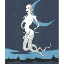 LABISSE Félix - Lithographie originale "Histoire Naturelle, La Sangsue-Satan" 56x45cm - 1974