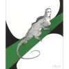 LABISSE Félix - Lithographie originale "Histoire Naturelle, La Guivre-Guénégote" 56x45cm - 1974