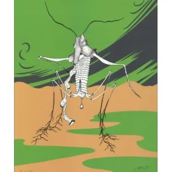 LABISSE Félix - Lithographie originale "Histoire Naturelle, L'Arthus des Sables" 56x45cm - 1974