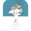 LABISSE Félix - Lithographie originale "Histoire Naturelle, Le Chérubin" 56x45cm - 1974