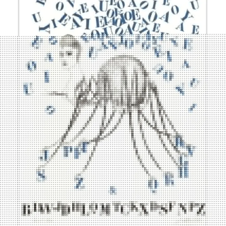 LABISSE Félix - Lithographie originale "Histoire Naturelle, La Tarentule des Lettres" 56x45cm - 1974