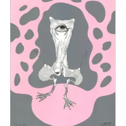 LABISSE Félix - Lithographie originale "Histoire Naturelle, Le Cyclope des Marais" 56x45cm - 1974