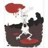 LABISSE Félix - Lithographie originale "Histoire Naturelle, Le Manu Militari" 56x45cm - 1974