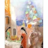 LAMBERT Georges - Dessin original " Le Carnaval " 20x16cm