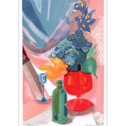 LAMBERT Georges - Lithographie originale "Nature Morte" 56x38cm