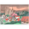 LAMBERT Georges - Lithographie originale "Lisieux" 54x75cm