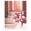 LANGLOIS Pierre-Gérard - Lithographie originale "Bouquet à Venise" 76x55cm