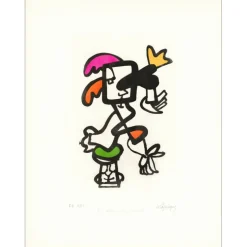 LAPICQUE Charles - Gravure originale "Composition-2" 65x50cm
