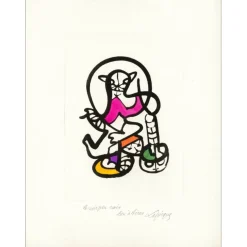 LAPICQUE Charles - Gravure originale "Composition-3" 65x50cm
