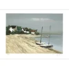 LAPORTE Georges - Lithographie originale "Bateaux sur la plage" 38x56cm