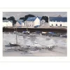 LAPORTE Georges - Lithographie originale "Marée basse argentée" 56x76cm