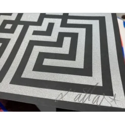 L'ATLAS - Sérigraphie originale "Enter the maze" 25x25cm - 2019