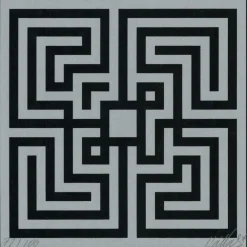 L'ATLAS - Sérigraphie originale "Enter the maze" 25x25cm - 2019