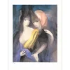LAURENCIN Marie - Lithographie d’après une aquarelle "Les deux amies 01" 76x56cm