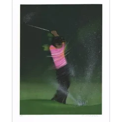 LE COLAS Pierre - Lithographie originale "Le Golfeur, Swing 02" 75x55cm