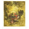 LEBADANG Dang - Lithographie originale "Composition en jaune" 67x51cm