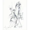 LERSY Roger - Estampe "La Harpe" 32x25cm