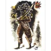 LURÇAT Jean - Lithographie "Personnage" 65x49cm