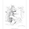 MAC'AVOY Edouard - Lithographie signée au crayon "Départ pour la Corse" 27x21cm - 1961