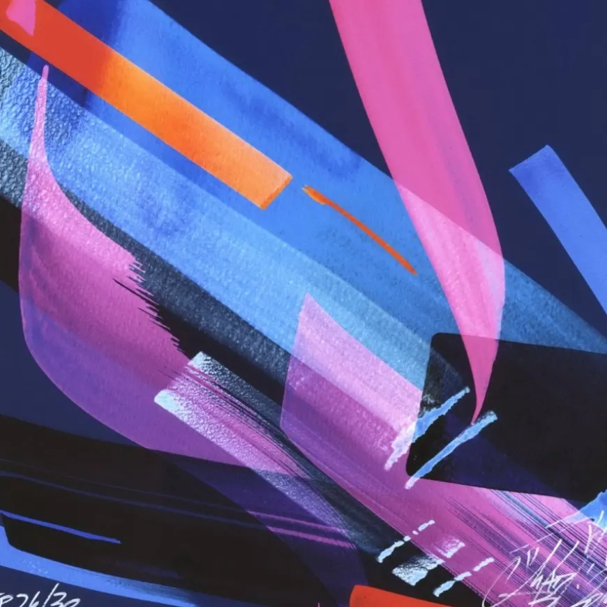 MAD C - Lithographie (C Print) "90's Galore" 25x25cm - 2019
