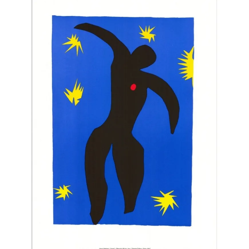 MATISSE Henri - Lithographie "Icare" 70x50cm - 1947