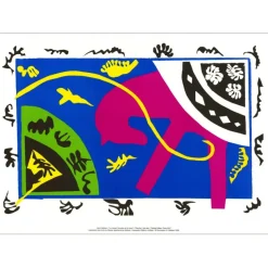 MATISSE Henri - Lithographie "Le cheval, l'écuyère et le clown" 50x70cm - 1947