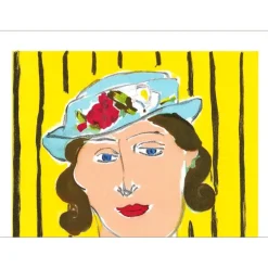 MATISSE Henri - Lithographie "Femme au chapeau" 35x26cm - 1939 - Certificat d'authenticité inclus