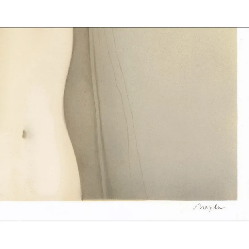 MAZILU Georges - Lithographie originale "Femme nue" 76x56cm