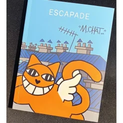 M.CHAT (Thoma Vuille) - Livre d'artiste "Escapade" 20x15cm - 2021