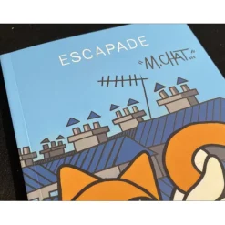 M.CHAT (Thoma Vuille) - Livre d'artiste "Escapade" 20x15cm - 2021