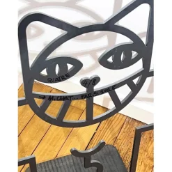 M.CHAT (Thoma Vuille) - Sculpture en acier "Chat in Love" 60x63x1cm - 2018