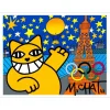 M.CHAT (Thoma Vuille) - Sérigraphie "Jeux de Paris" 56x76cm - 2024