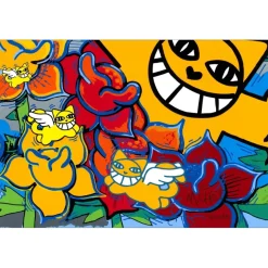 M.CHAT (Thoma Vuille) - Sérigraphie "Bises Bee" 61x68cm - 2024