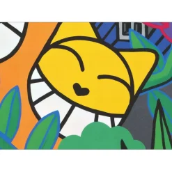 M.CHAT (Thoma Vuille) - Sérigraphie originale "Rousseau by night" 70x50cm - 2021