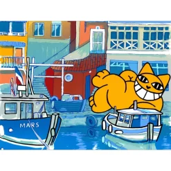 M.CHAT (Thoma Vuille) - Sérigraphie "Marseille" 76x56cm - 2024