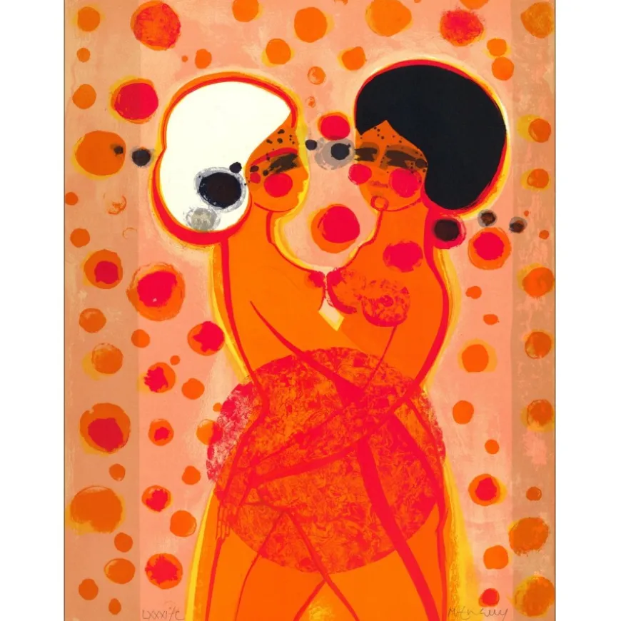 MENGUY frédéric - Lithographie originale "Les Angéliques XI" 56x42cm