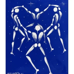 MESNAGER Jérôme - Peinture à l'acrylique "La ronde" 100x81cm (40F) - 2022