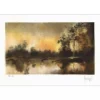 MESSAGER Michel - Lithographie originale "Paysage I" 37x54cm