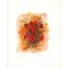 MICHEL-HENRY - Lithographie "Bouquet de fleurs - 2" 38x28cm