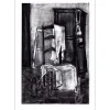 MINAUX André - Lithographie originale "Nature morte à la chaise" 56x38cm - 1970