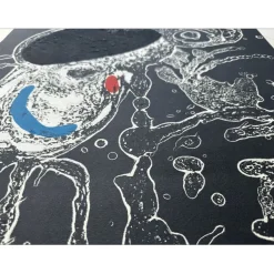 MIRO Joan - Gravure originale au carborundum "Espriu III" 89x70cm - 1975